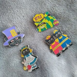 Odyssey of the Mind Trading Pins (Set of 4) NY